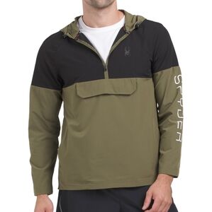 Spyder packable ripstop quarter zip jacket